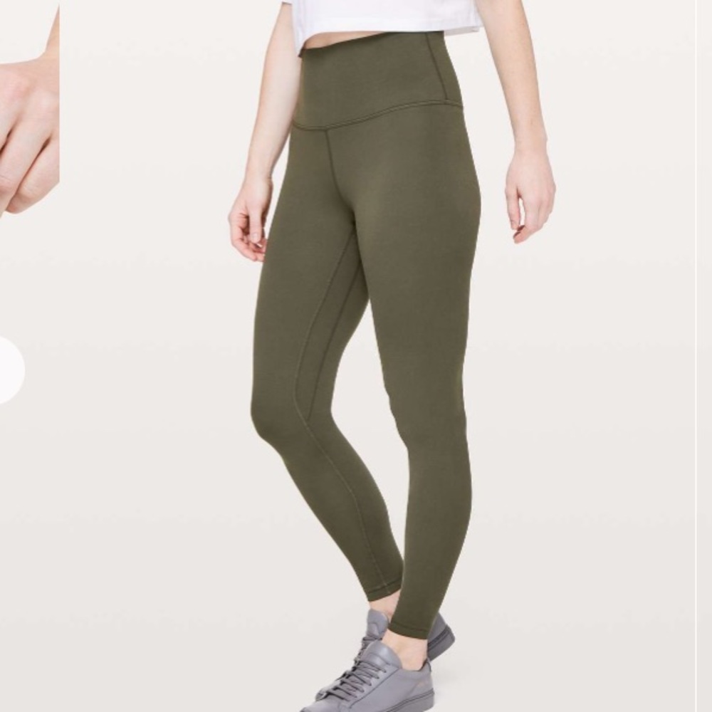 Lululemon Dark Olive Green Align Pant | Size 20, 29” Inseam EUC
